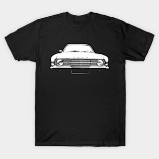 Ford Cortina MkIII 1970s classic car monoblock white T-Shirt